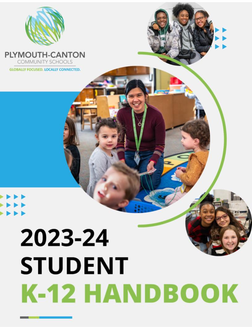 2023-24 K12 Student Handbook Cover