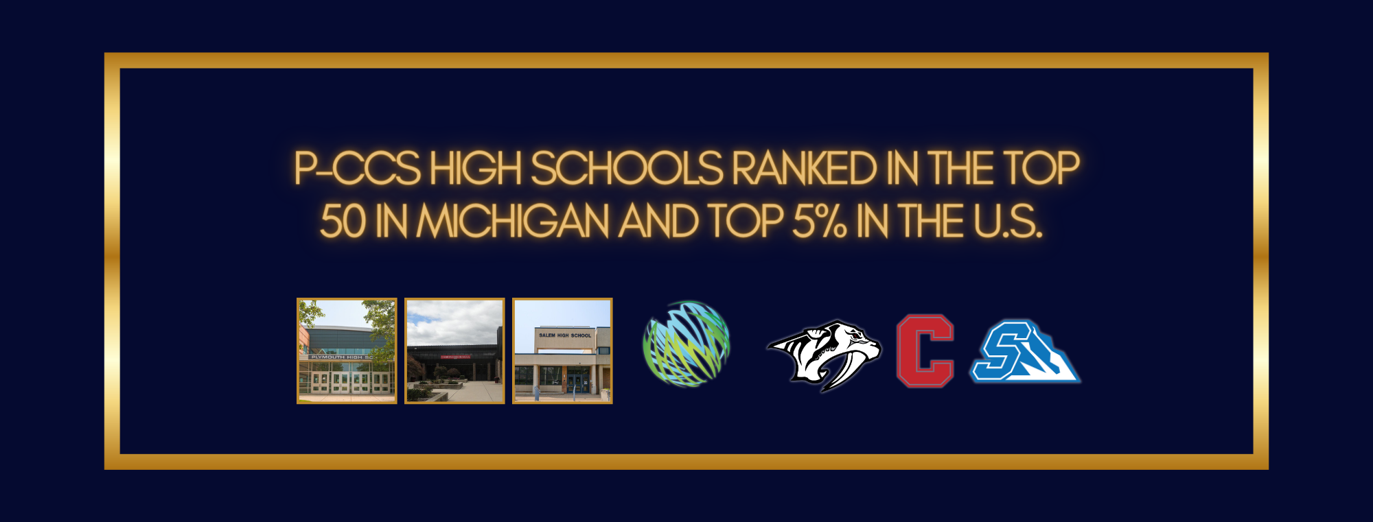 P-CCS High Schools Ranked in the Top 50 in Michigan and Top 5% in the US