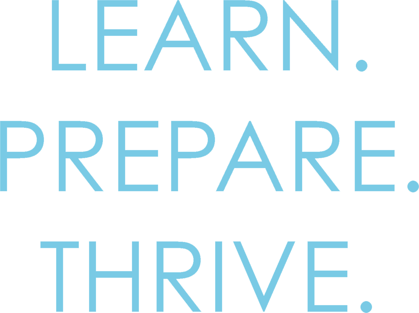 Learn. Prepare. Thrive. 
